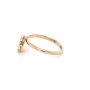 Златен дамски пръстен 1,25гр. размер:53 14кр. проба:585 модел:22056-2, снимка 3