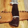 Масивен ловен нож ръчна изработка На П.Неделев!, снимка 3