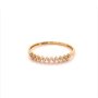 Златен дамски пръстен 0,95гр. размер:56 14кр. проба:585 модел:16485-5, снимка 1 - Пръстени - 40747336