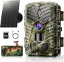 Нова Solareye Trail Camera WiFi - Соларно захранвана 4K 64MP ловна камера с нощно виждане..., снимка 1