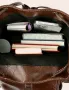 Страхотна кафява раница, снимка 7