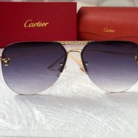 Cartier 2023 мъжки слънчеви очила авиатор унисекс дамски слънчеви очила, снимка 3 - Слънчеви и диоптрични очила - 42854105
