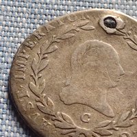Сребърна монета 20 кройцера 1809г. Франц втори Прага Австрия 14925, снимка 3 - Нумизматика и бонистика - 42900168