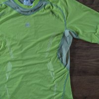  Adidas Men Techfit Preparation Funktionsshirt Slime - страхотна мъжка тениска, снимка 6 - Тениски - 34198884