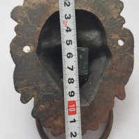 Старо метално чукало за врата, снимка 7 - Антикварни и старинни предмети - 37126476