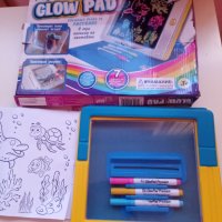 Светеща дъска за рисуване Glow Pad, снимка 1 - Образователни игри - 42823800