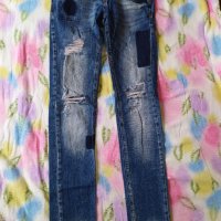 Дамски дънки панталони ХС_С размер Скъсани дънки , снимка 3 - Дънки - 30981697