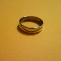 Сребърен пръстен - халка, снимка 1 - Пръстени - 44572978