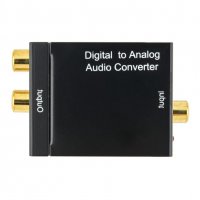 Аудио конвертор от цифров (Коаксиален или Toslink) към аналогов (RCA R/L - чинчове) звук, снимка 4 - Стойки, 3D очила, аксесоари - 29602207