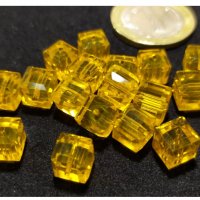 Кристали кубичен кристал  Жълт - НОВО., снимка 5 - Други - 37257547