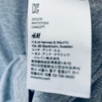 Тънка блуза памучно трико H&M, снимка 3 - Блузи с дълъг ръкав и пуловери - 42841034