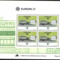 Чист блок Европа СЕПТ 1987 от Португалия - Мадейра, снимка 1 - Филателия - 39491767
