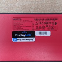 Докинг станция Lenovo ThinkPad Hybrid USB-C Dock 40AF (4К,5К)+Гаранция, снимка 4 - Части за лаптопи - 42279853