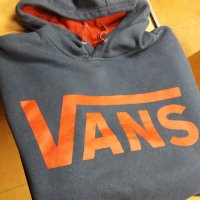 VANS Oversized  худи, суитчър тъмносин- М/ L размер, снимка 2 - Суичъри - 34281812