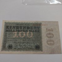 Райх банкнота - Германия - 100 Милиона марки / 1923 година - 17956, снимка 1 - Нумизматика и бонистика - 31032100