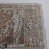 Райх банкнота - Германия - 1000 марки/ 1910 година - 17897, снимка 12 - Нумизматика и бонистика - 31019943