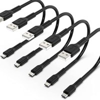 5бр. Micro USB към USB кабели - 20см, снимка 1 - USB кабели - 40384119