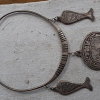 Стар берберски накит за врата колие гердан огърлица, снимка 1 - Антикварни и старинни предмети - 38398922