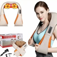 3D ШИАЦУ МАСАЖОР - MASSAGER OF NECK KNEADING DISCOVERY МАСАЖОР ЗА ВРАТА , ГЪРБА, И ЗА ЦЯЛОТО ТЯЛО, снимка 1 - Масажори - 31434773