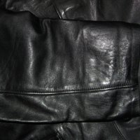 Черно кожено яке , снимка 4 - Якета - 34503247