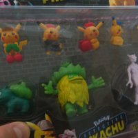 Комплект 9бр. Покемони Pokemon Pikachu Пикачу покемон detective, снимка 3 - Фигурки - 29833508