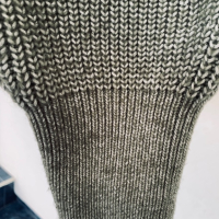 Разкошен пуловер кроп цвят olive , снимка 9 - Блузи с дълъг ръкав и пуловери - 44687054