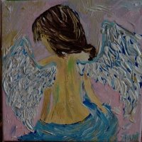 Картина Ангел на нежността, снимка 1 - Картини - 36733351