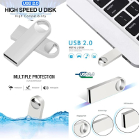 64GB Flash USB Drive 'SUPER DUODUO Удароустойчива Водоустойчива Метална Флашка Ключодържател - 64 GB, снимка 1 - USB Flash памети - 21485944