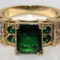 Дамски пръстен злато с изумруди 💥, снимка 6 - Пръстени - 33735552
