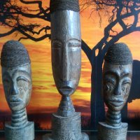 Стари Африкански тотеми, снимка 5 - Антикварни и старинни предмети - 31608498