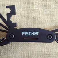 Мултифункционален инструмент FISCHER 15 в 1 за поправка на велосипед. Нов., снимка 1 - Аксесоари за велосипеди - 39706300