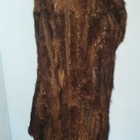 Палто от нутрия / естествена кожа с косъм, снимка 6 - Палта, манта - 16099869