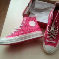 Кецове естествена кожа Converse, снимка 2 - Кецове - 34209178