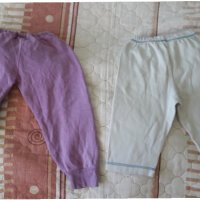 Два броя ватирани спортни долнища за ръст 86 см, снимка 2 - Панталони и долнища за бебе - 32025307