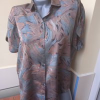 Винтидж / Vintage дамска риза с къс ръкав, снимка 3 - Ризи - 39799831