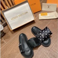 Дамски чехли LOUIS VUITTON (35-40) - реплика, снимка 3 - Чехли - 37412460