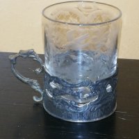 Сребърна антична чаша , снимка 5 - Колекции - 29710520