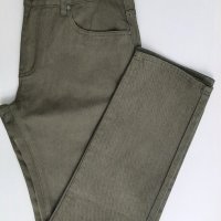 Lee Cooper - Мъжки дънков панталон Casual Chino, цвят зелен, размер - 34W / "32, 38W/"32  и 40W/"32 , снимка 1 - Дънки - 39708236