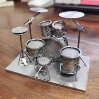 Метален пъзел барабани-музикални ударни инструменти 3D - Направи си сам, снимка 2 - Пъзели - 40798418