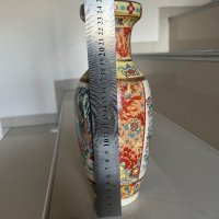 Китайска ваза порцеланова, снимка 4 - Вази - 42434841