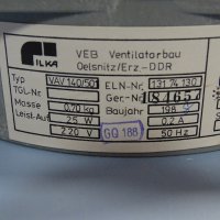 Вентилатор за машинни агрегати VAV140/501, ВН-2, снимка 4 - Резервни части за машини - 31800627
