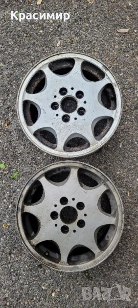 Джанти 15ц.Мерцедес 190 2бр. Оригинални Алуминиеви , снимка 1