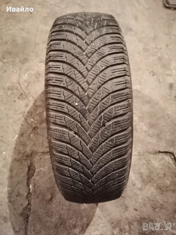 Продавам 1 брой зимна гума 195.65.15 дот 2022 Fredstone , снимка 1