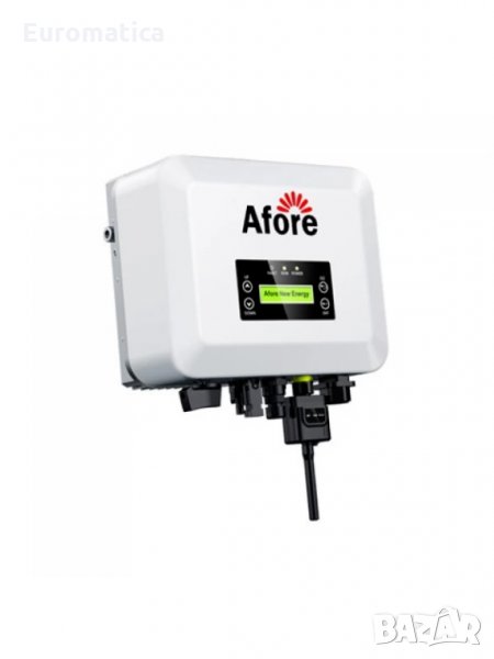 Мрежов монофазен соларен инвертор Afore 3 kW HNS3000TL- WI-FI, 2 MPPT, DC Switch, LCD, снимка 1