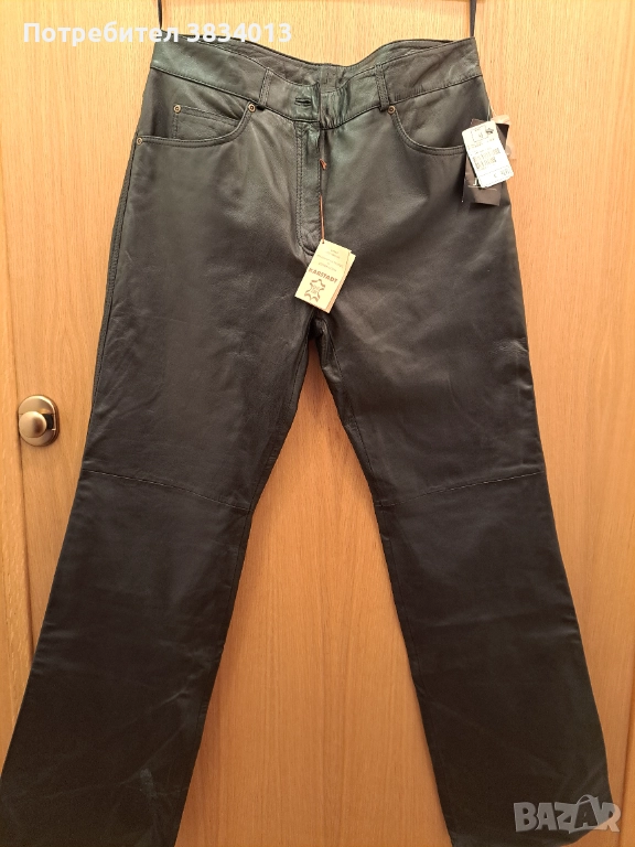 Дамски панталон естествена кожа, снимка 1