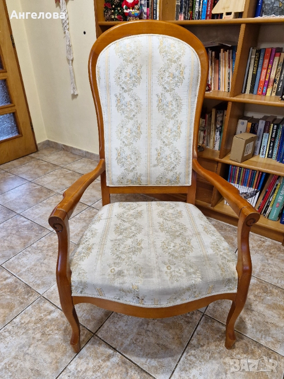 Старинно кресло за дневна, снимка 1