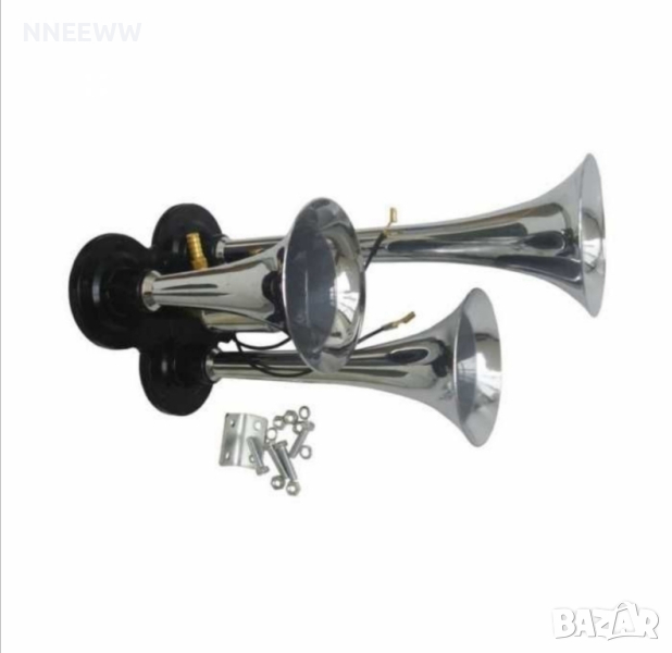 Тромба 3ка 12V / 24V Клаксон за камион , снимка 1