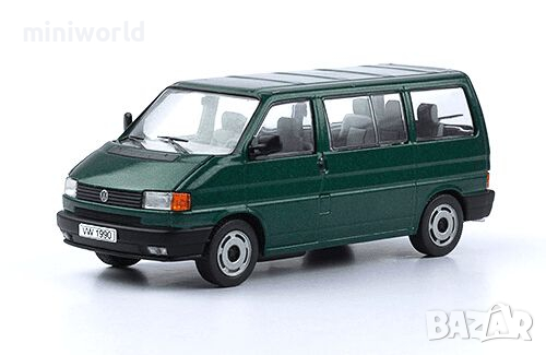 Volkswagen T4 Multivan 1990 - мащаб 1:43 на DeAgostini моделът е нов в PVC дисплей-кейс, снимка 1