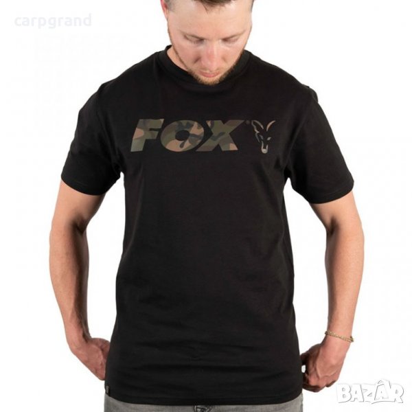 Тениска FOX BLACK/CAMO, снимка 1