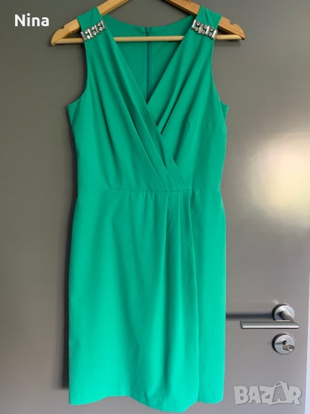 Ментова рокля с камъни, снимка 1